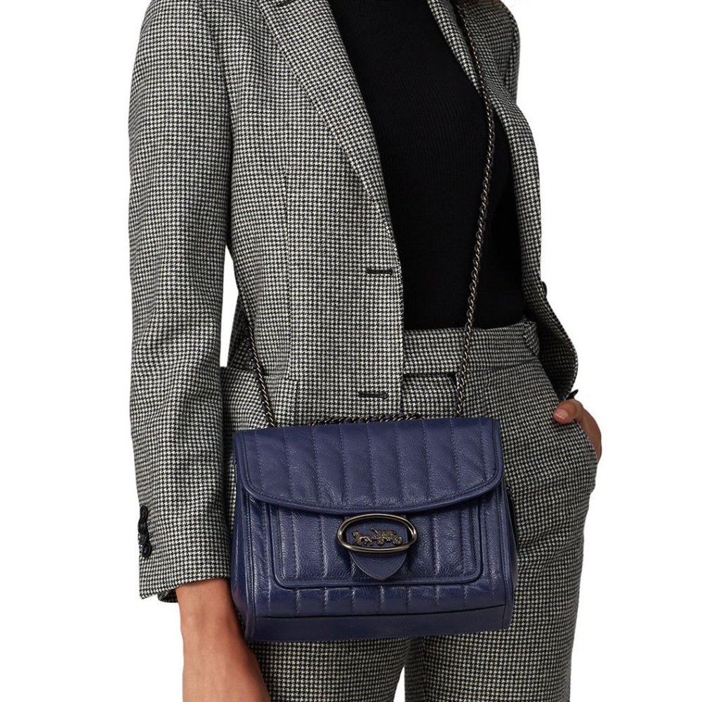 COACH blue Melody bag